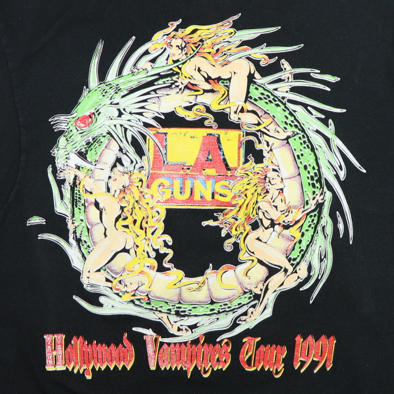 1991 LA Guns Hollywood Vampires Tour Shirt