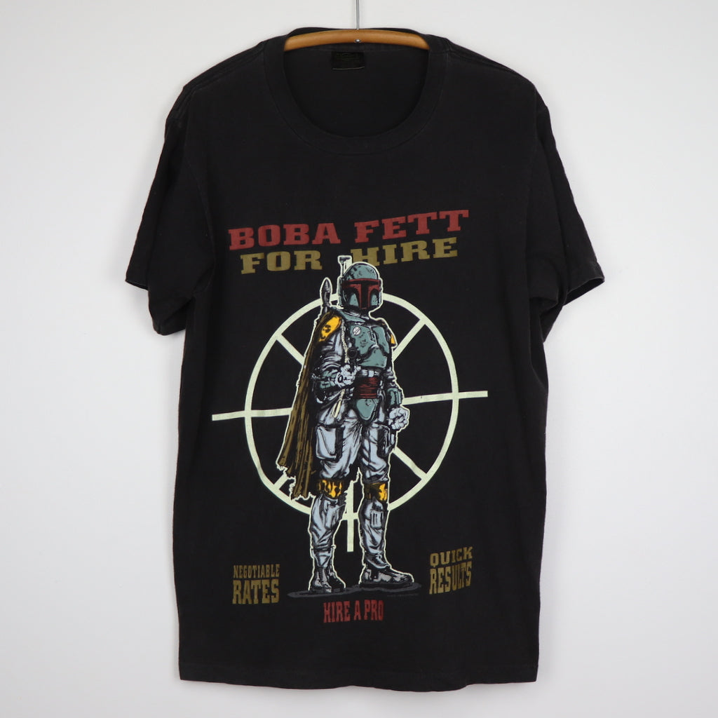 1996 Star Wars Boba Fett For Hire Shirt