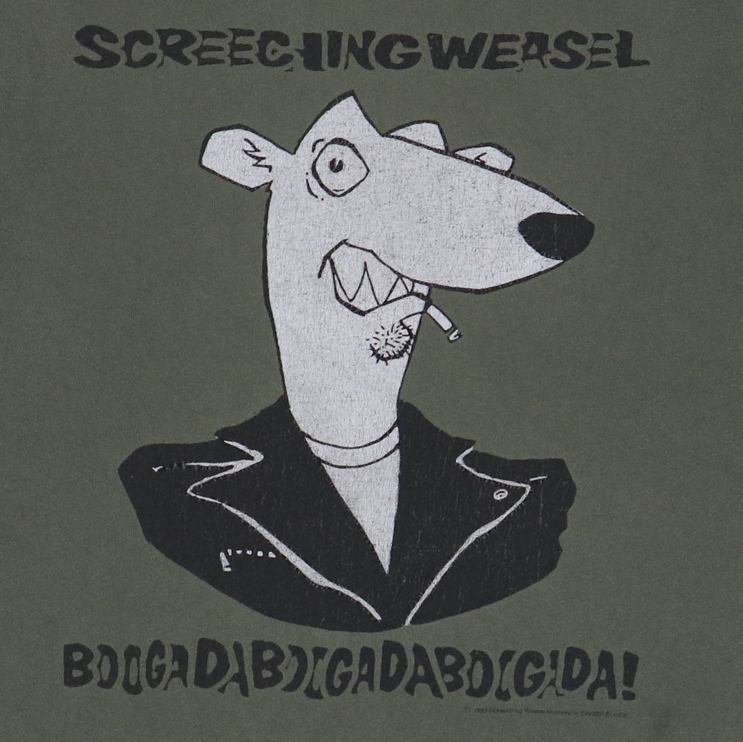 1993 Screeching Weasel Boogadaboogadaboogada Shirt