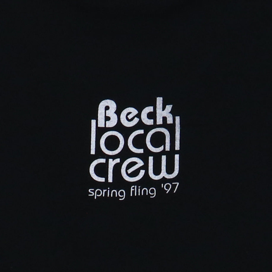 1997 Beck Call Me Bek Local Crew Concert Shirt