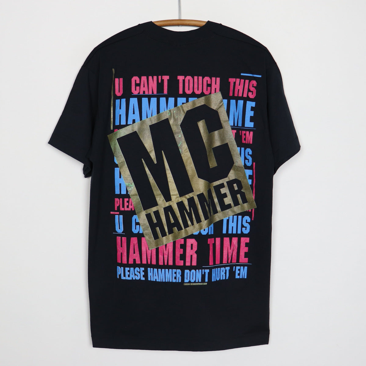 Vintage MC Hammer Can’t Touch This Don’t Hurt Me Shirt offers SZ L Hanes Fifty-Fifty.