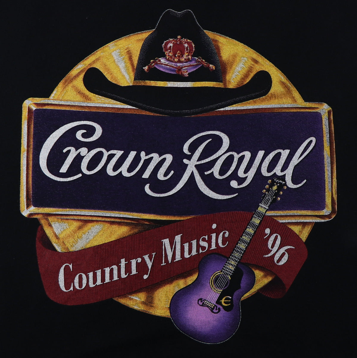 1996 Crown Royal Country Music Series Tour Shirt