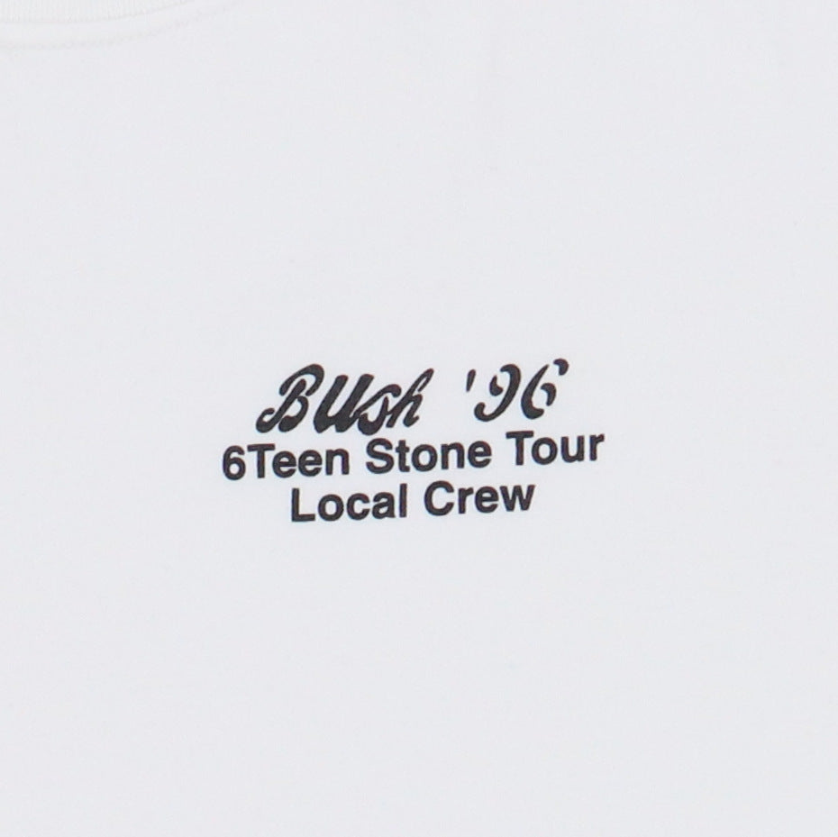 1996 Bush 6Teen Stone Tour Local Crew Shirt