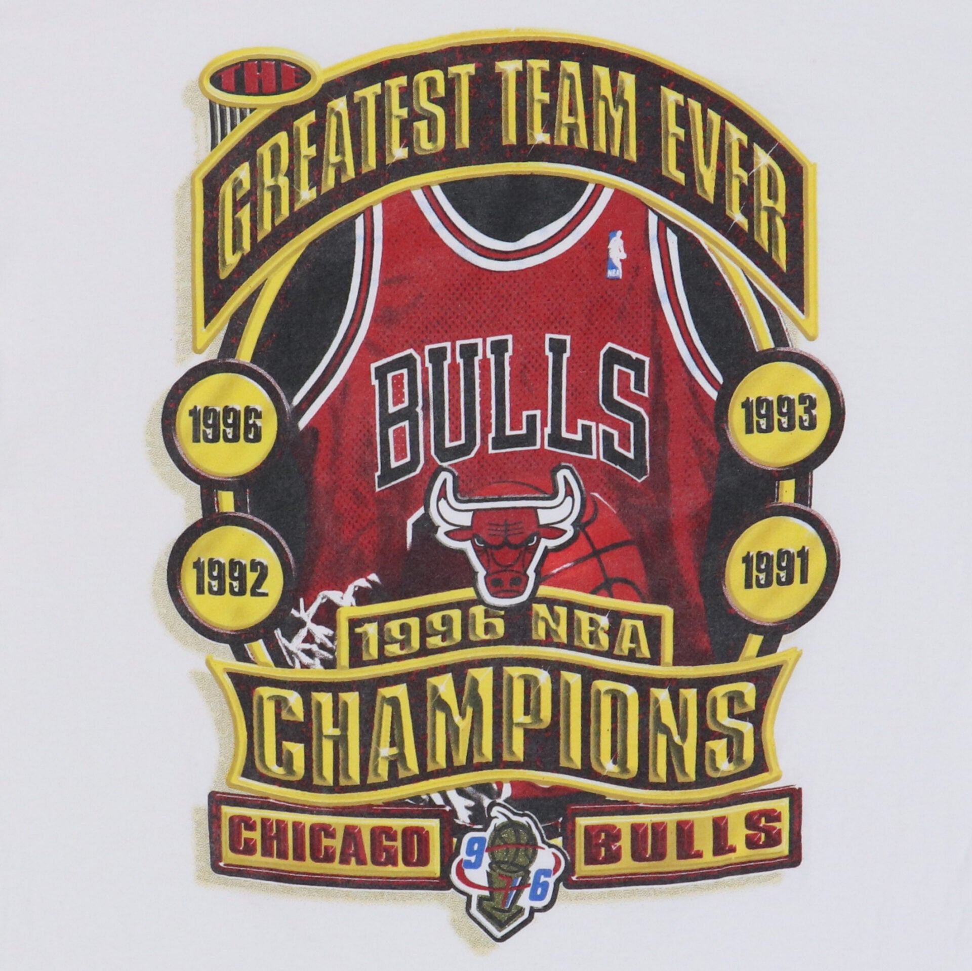 1996 Vintage Chicago Bulls Champions Greatest online team ever