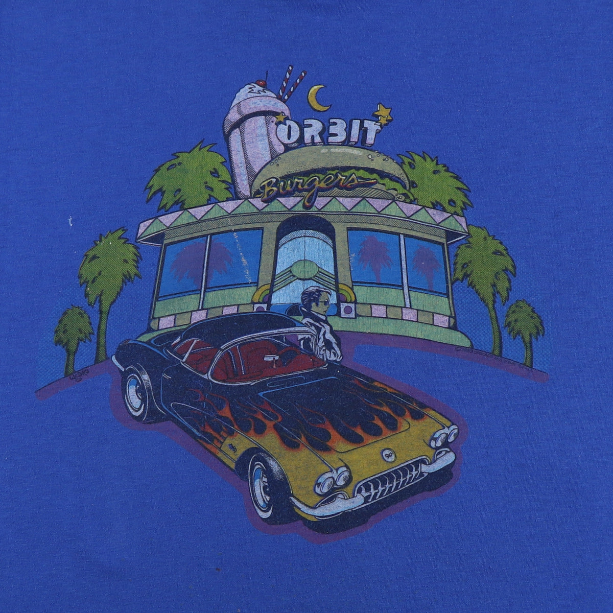 1983 Orbit Burgers Diner Shirt