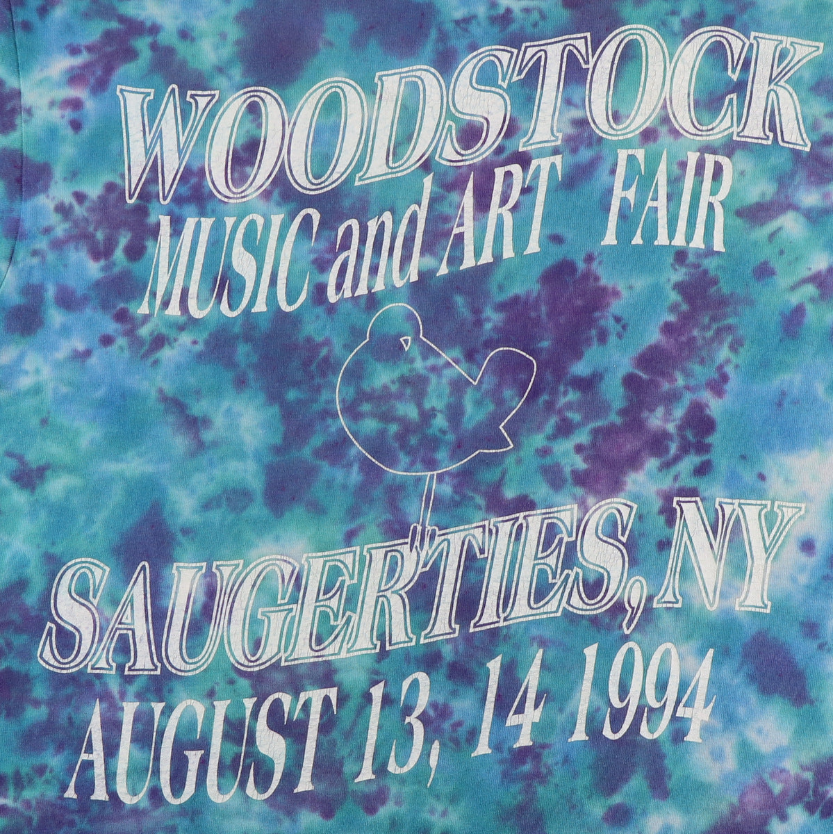 1994 Woodstock Music And Art Fair Concert Tie Dye Shirt