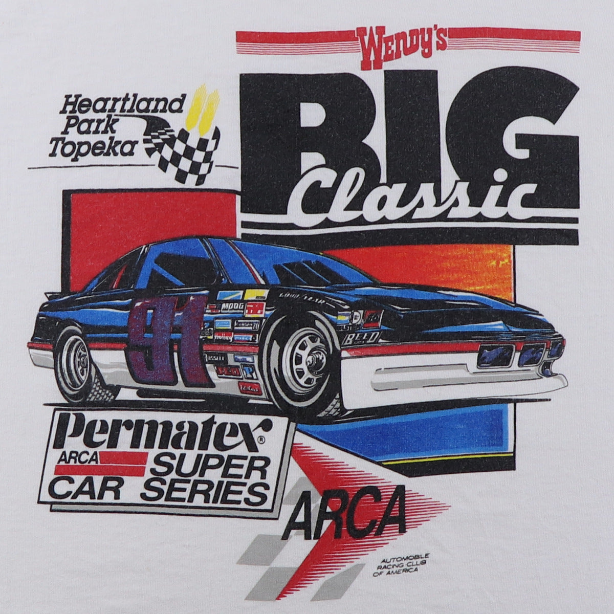 1991 Heartland Park Topeka Super Car Series Shirt