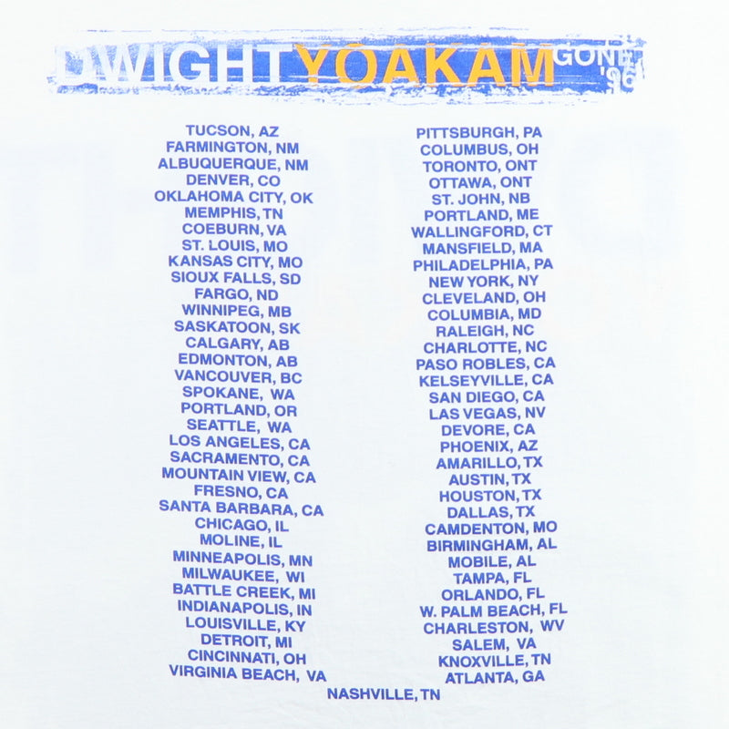 1996 Dwight Yoakam Gone Tour Shirt