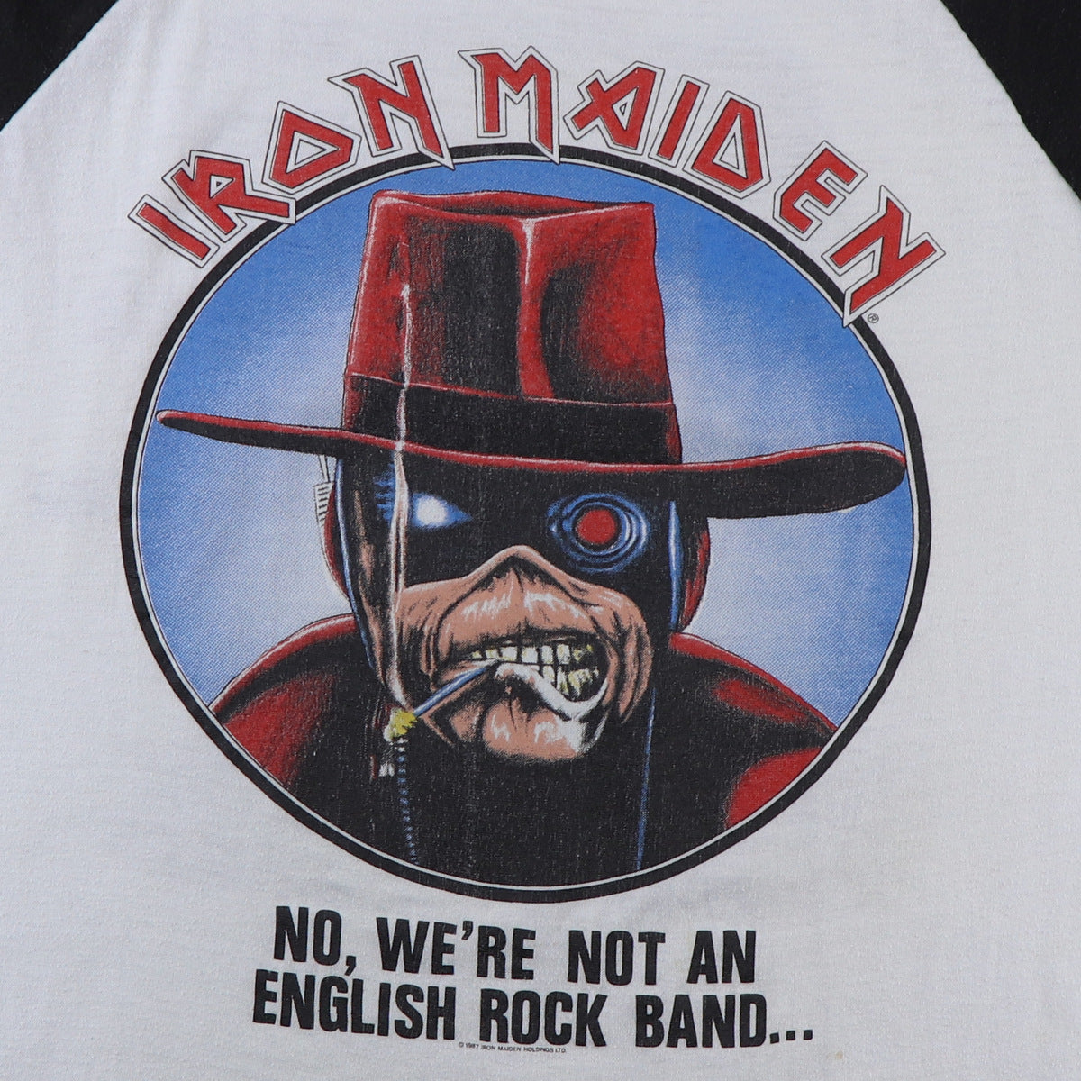 Wyco Vintage 1985 Iron Maiden 4th of July Concert Jersey Shirt