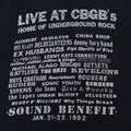 1982 CBGB Sound Benefit Concert Shirt