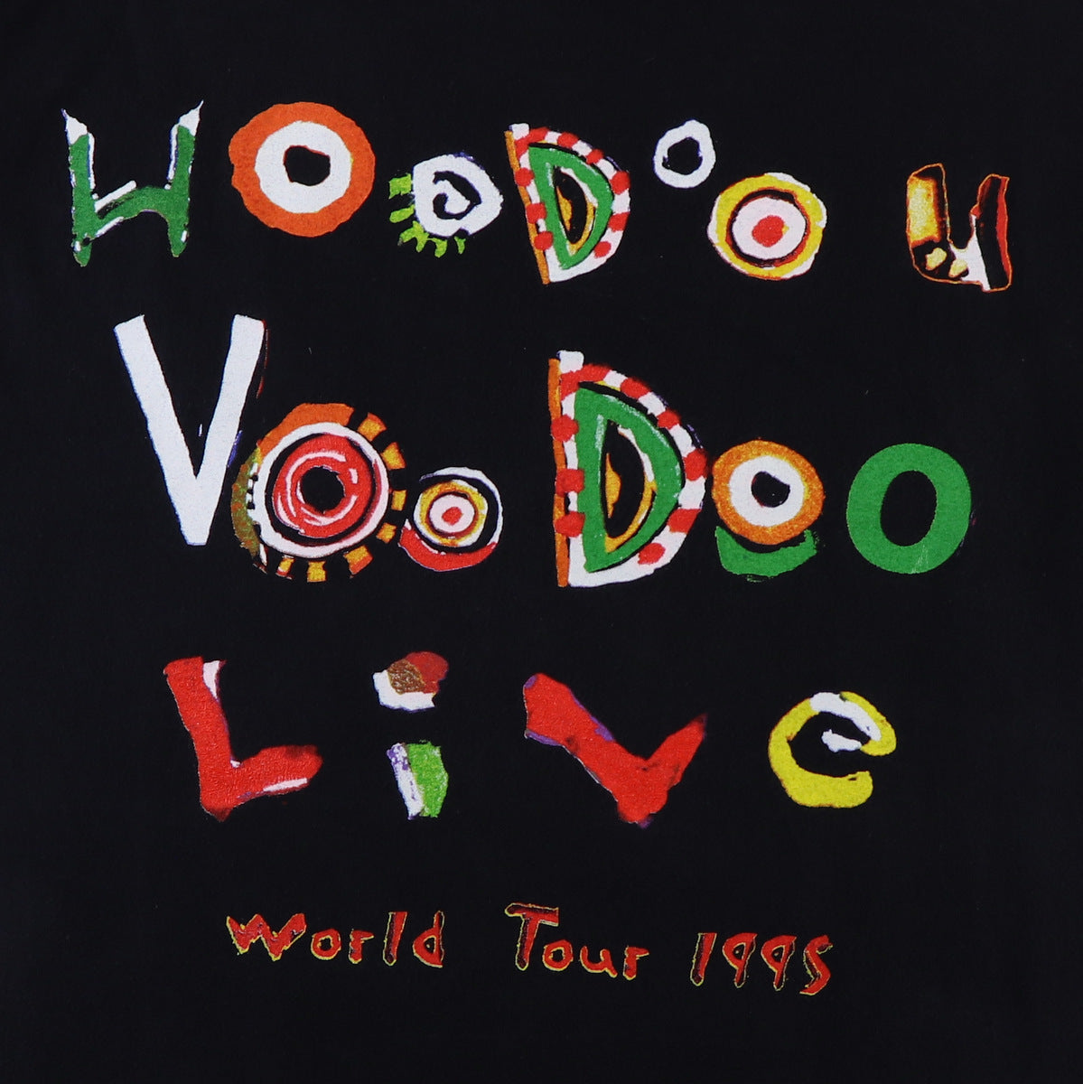 1995 Rolling Stones Voodoo Lounge World Tour Shirt