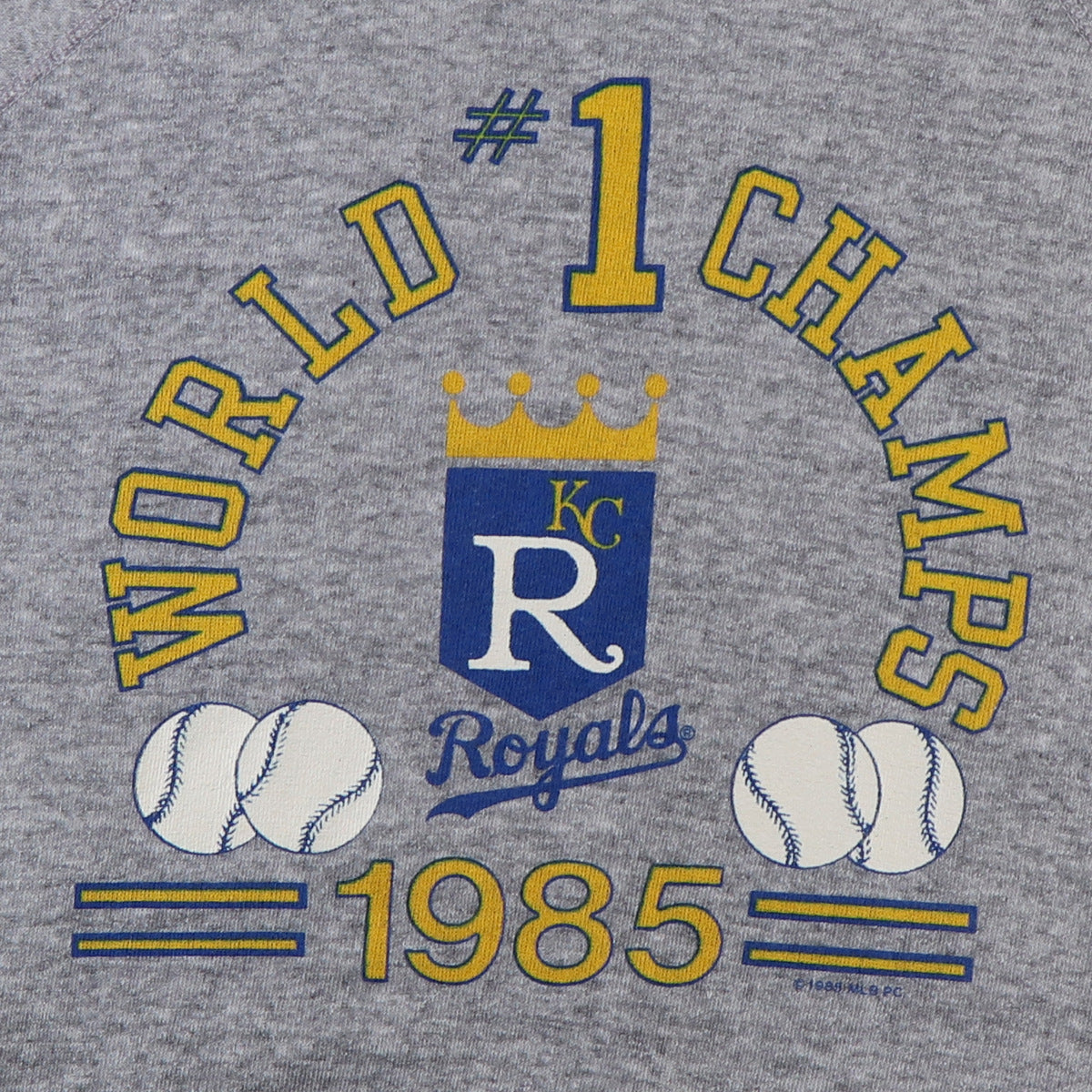 Wyco Vintage 1985 Kansas City Royals World Series Champs Sweatshirt