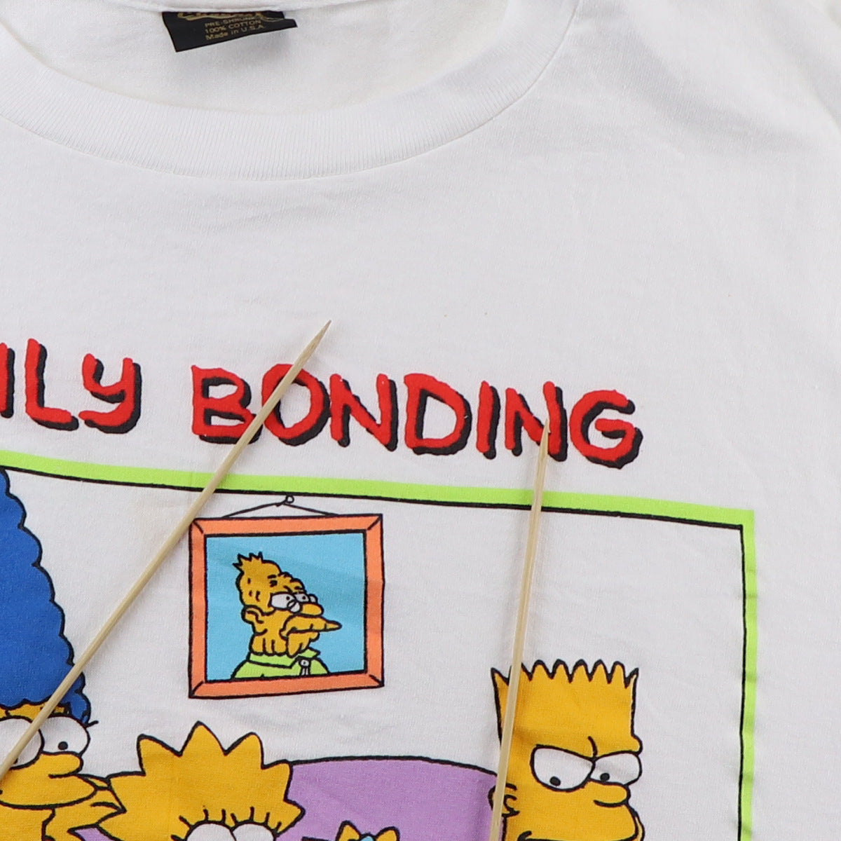 1989 The Simpsons Family Bonding Shirt