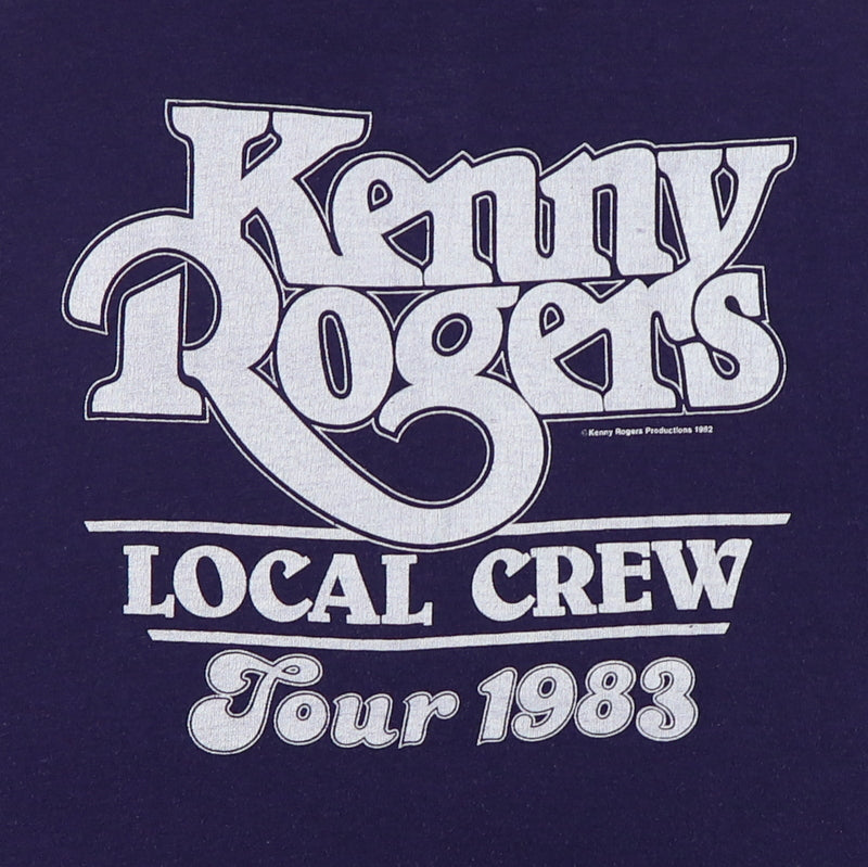 1983 Kenny Rogers Local Crew Tour Shirt