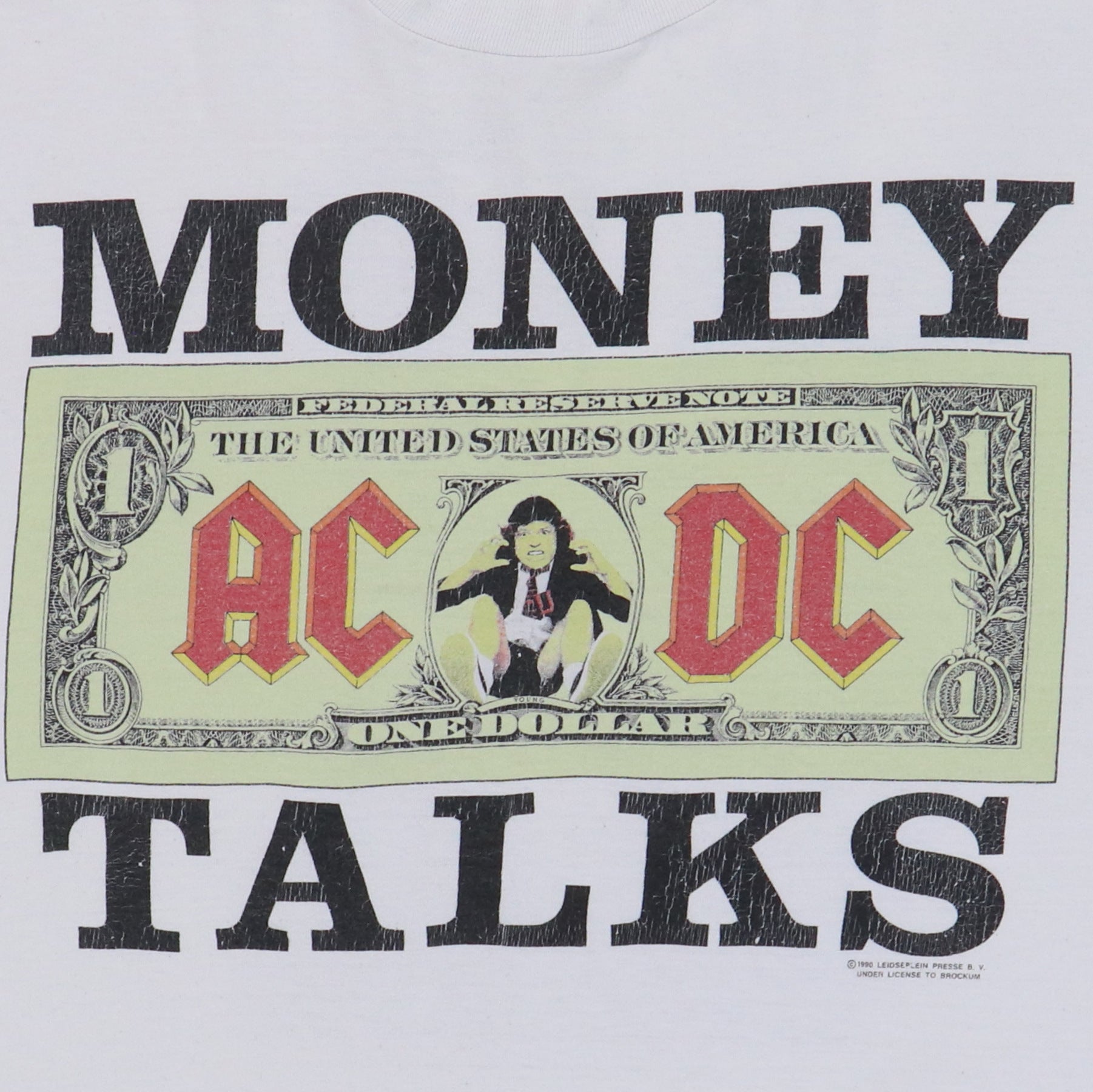 1990 ACDC Money Talks World Tour Shirt – WyCo Vintage