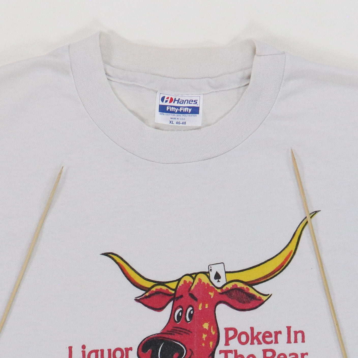 1980s Stockman's Liquor Up Front Poker In The Rear Shirt