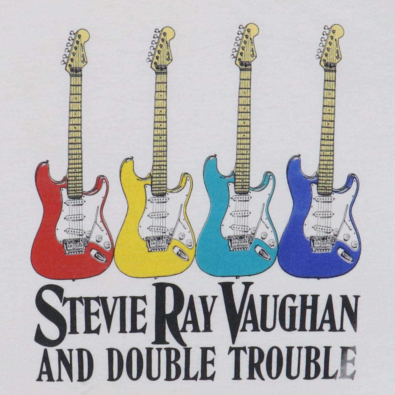 1980s Stevie Ray Vaughan And Double Trouble Tank Top Shirt