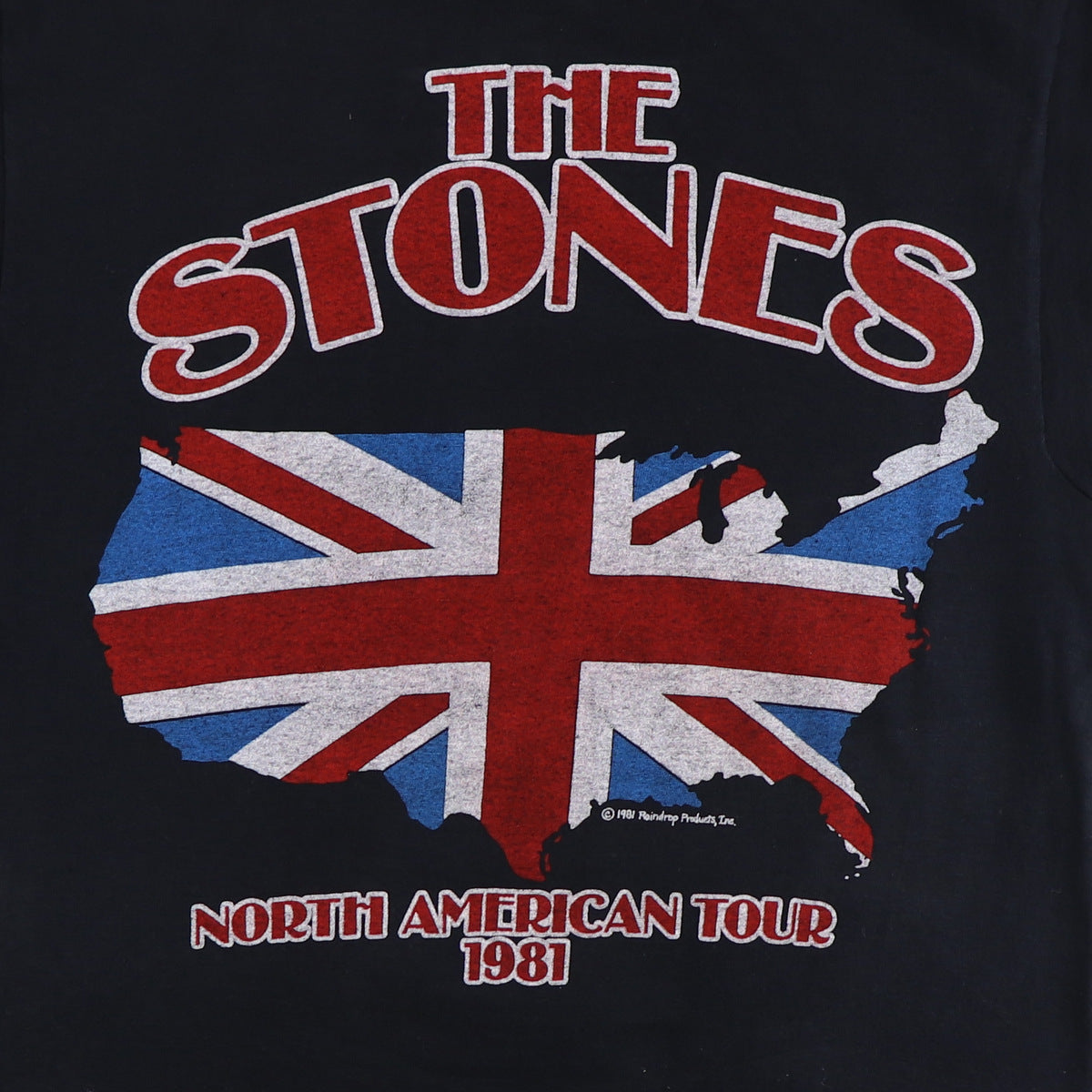 1981 Rolling Stones North American Tour Shirt