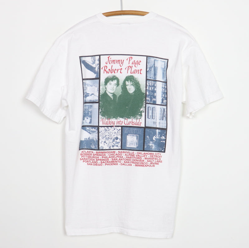 1998 Jimmy Page Robert Plant Walking Into Clarksdale Tour Shirt