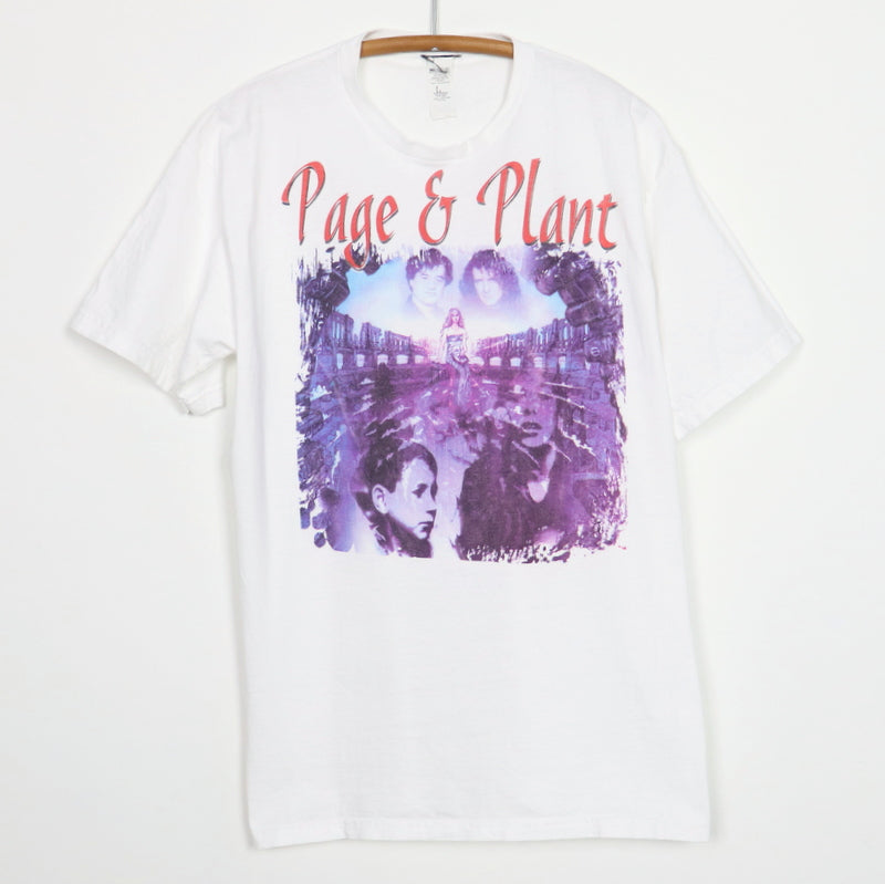 1998 Jimmy Page Robert Plant Walking Into Clarksdale Tour Shirt