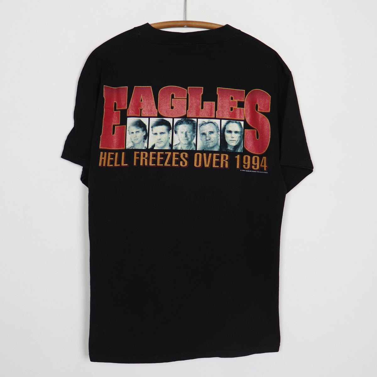 1994 Eagles Hotel California Hell Freezes Over Tour Shirt