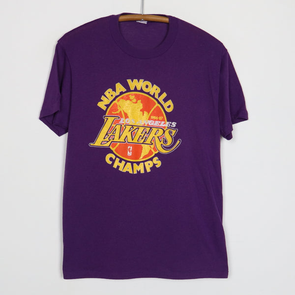 1986 Los Angeles Lakers World Champs NBA Shirt