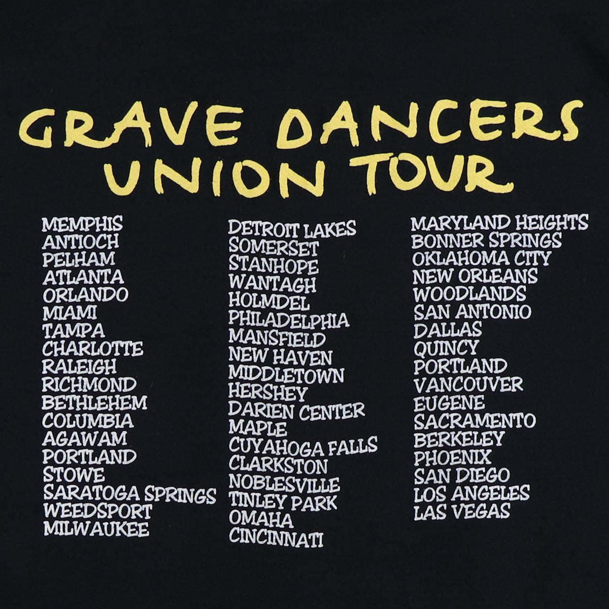 1992 Soul Asylum Grave Dancers Union Tour Shirt