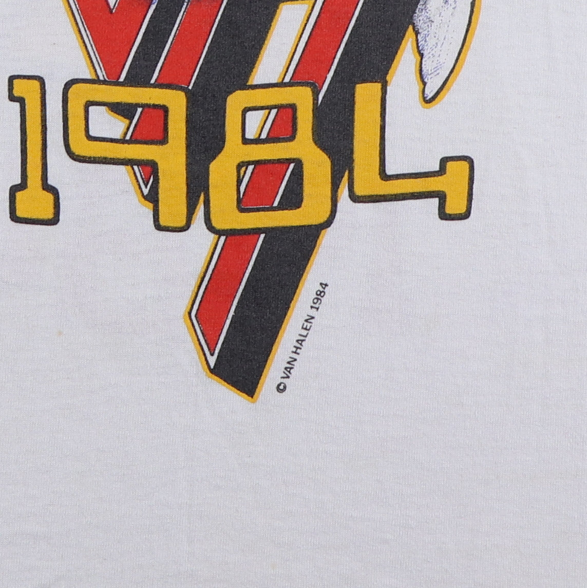 1984 Van Halen Smoking Angel Jersey Shirt