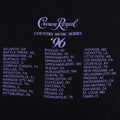 1996 Crown Royal Country Music Series Tour Shirt