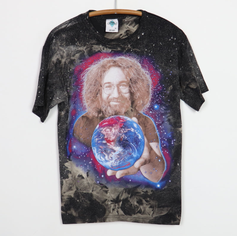 1996 Jerry Garcia All Over Print Tie Dye Shirt