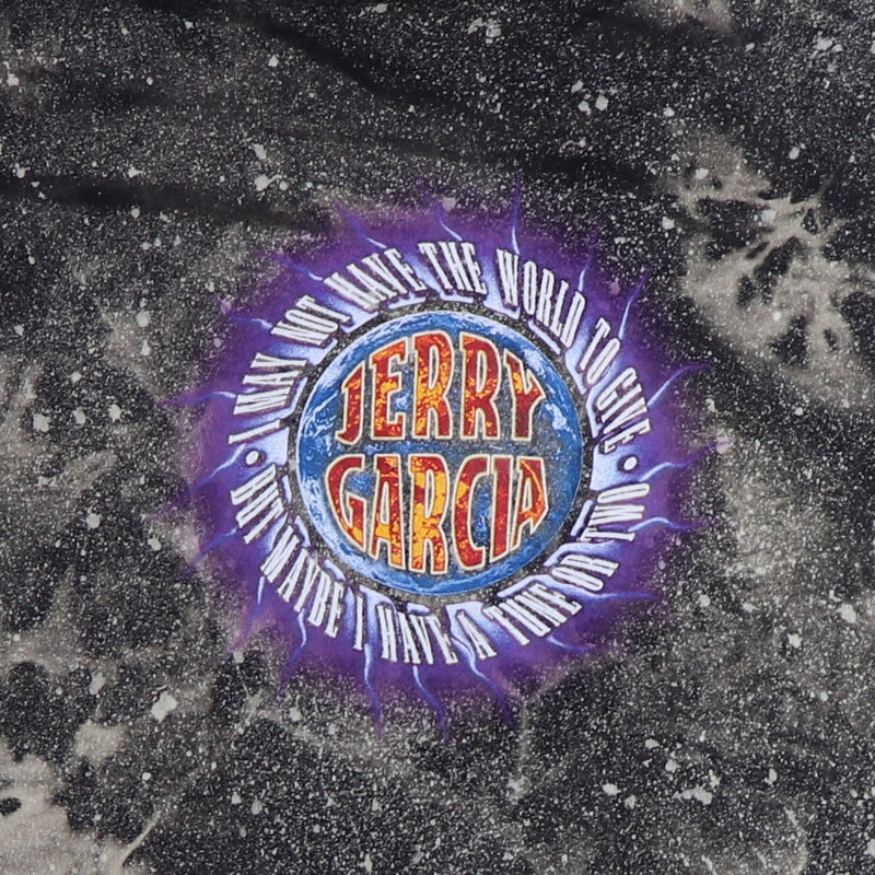 1996 Jerry Garcia All Over Print Tie Dye Shirt