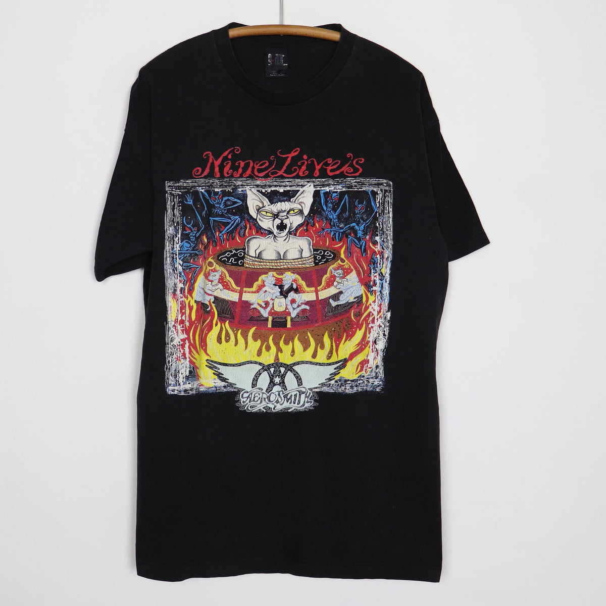 1997 Aerosmith Nine Lives Tour Shirt