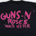 1989 Guns N Roses Was Here Shirt