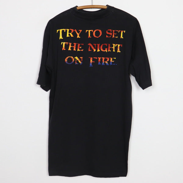 1991 The Doors Jim Morrison Try To Set The Night On Fire Shirt