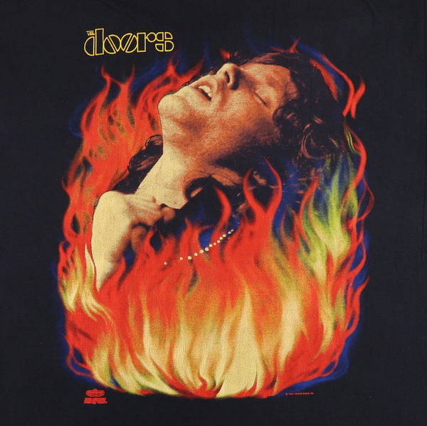 1991 The Doors Jim Morrison Try To Set The Night On Fire Shirt