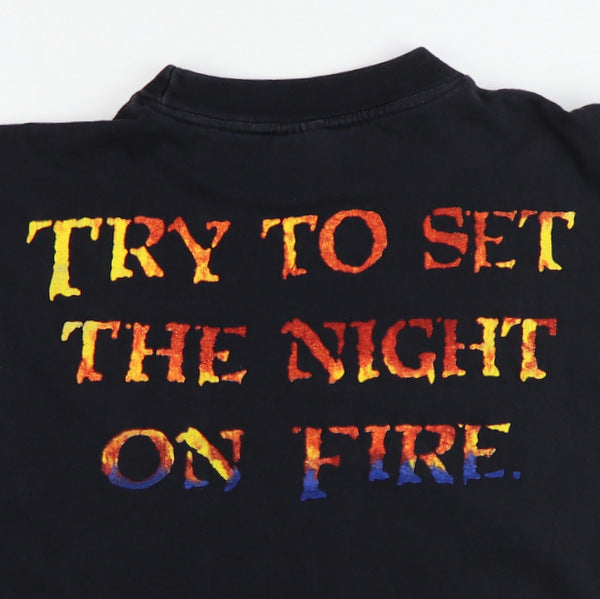 1991 The Doors Jim Morrison Try To Set The Night On Fire Shirt