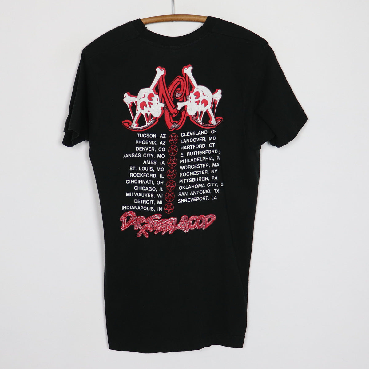 1989 Motley Crue Dr Feelgood Tour Shirt