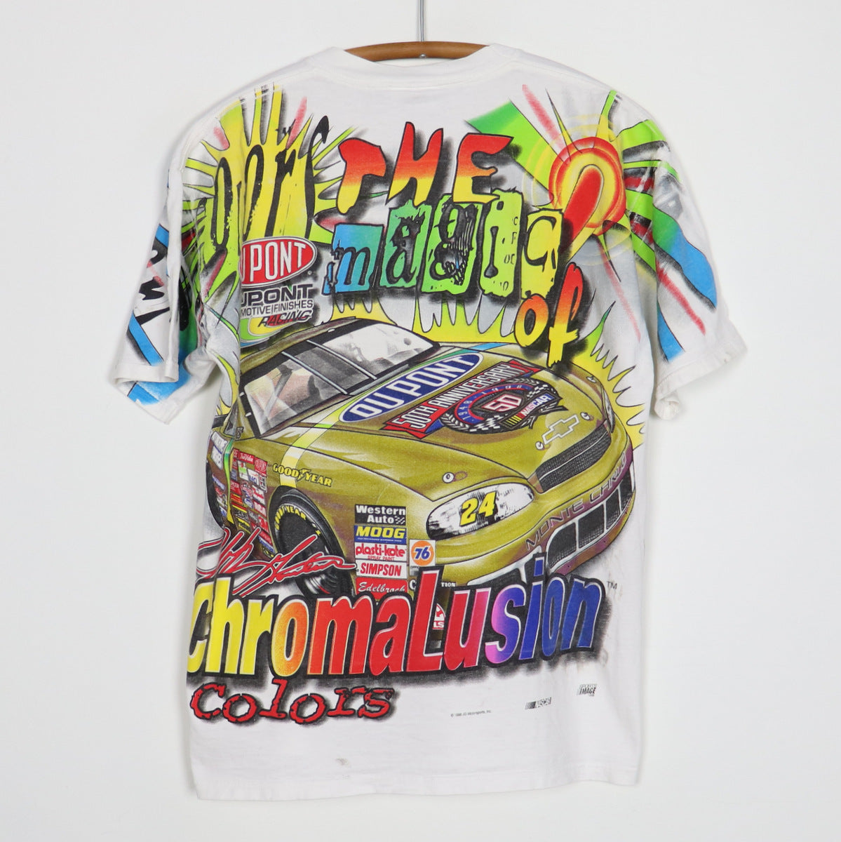 1998 Jeff Gordon Nascar Chase Authentics All Over Print Shirt