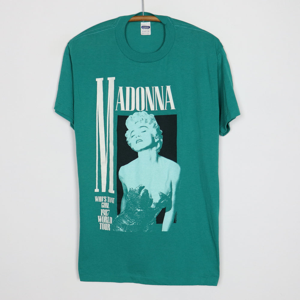 1987 Madonna Who's That Girl World Tour Shirt