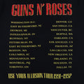 1991 Guns N Roses Use Your Illusion Tour Shirt