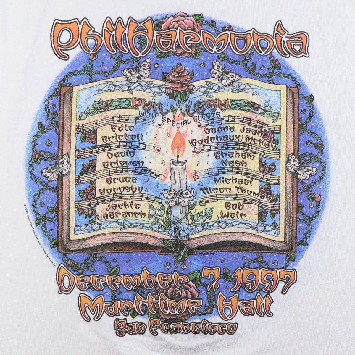 1997 Philharmonia Orchestra Phil Lesh Unbroken Chain Concert Shirt