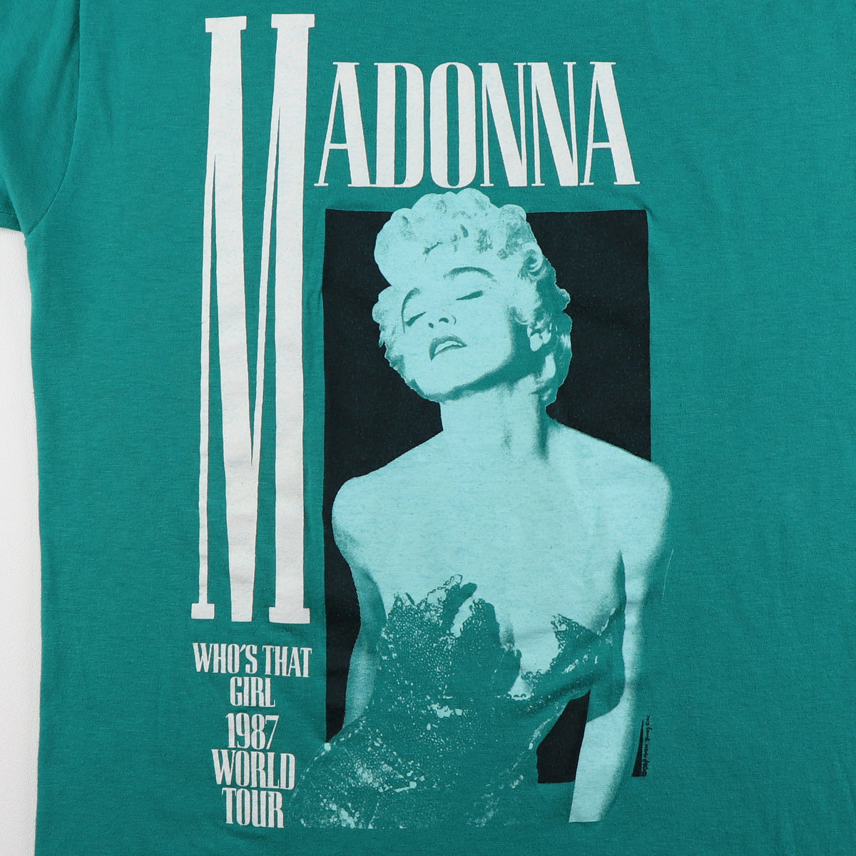 1987 Madonna Who's That Girl World Tour Shirt