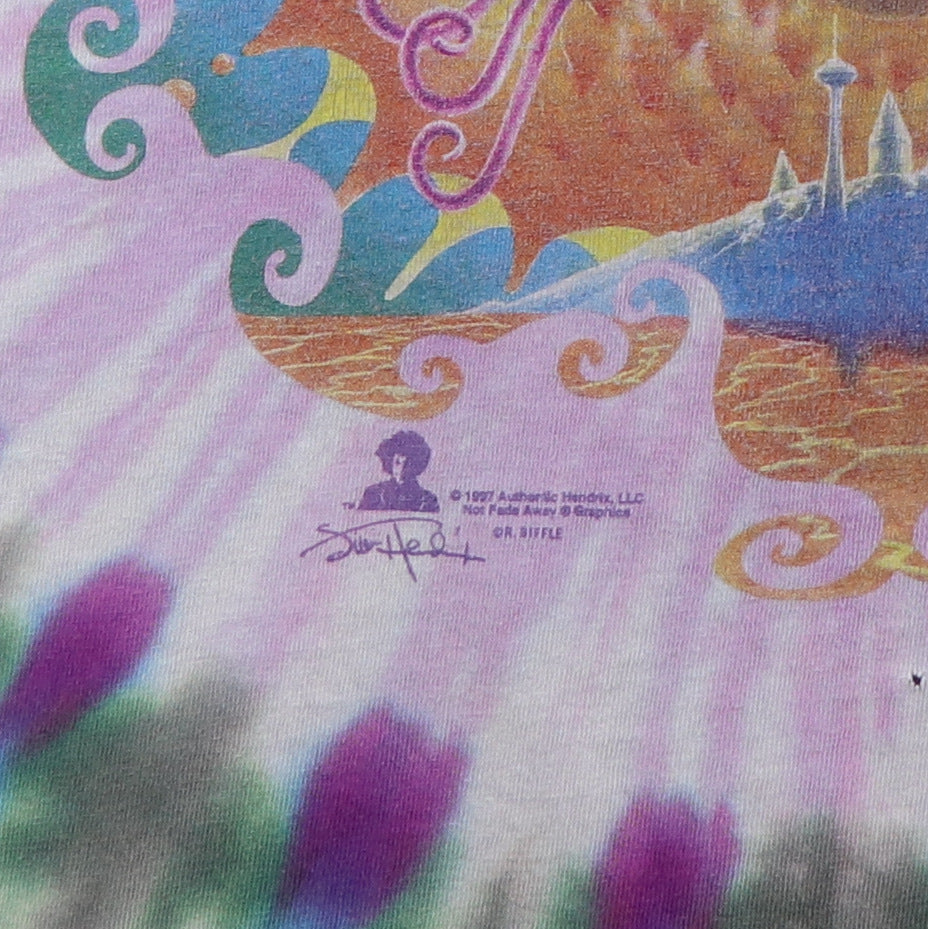 1997 Jimi Hendrix Tie Dye Shirt