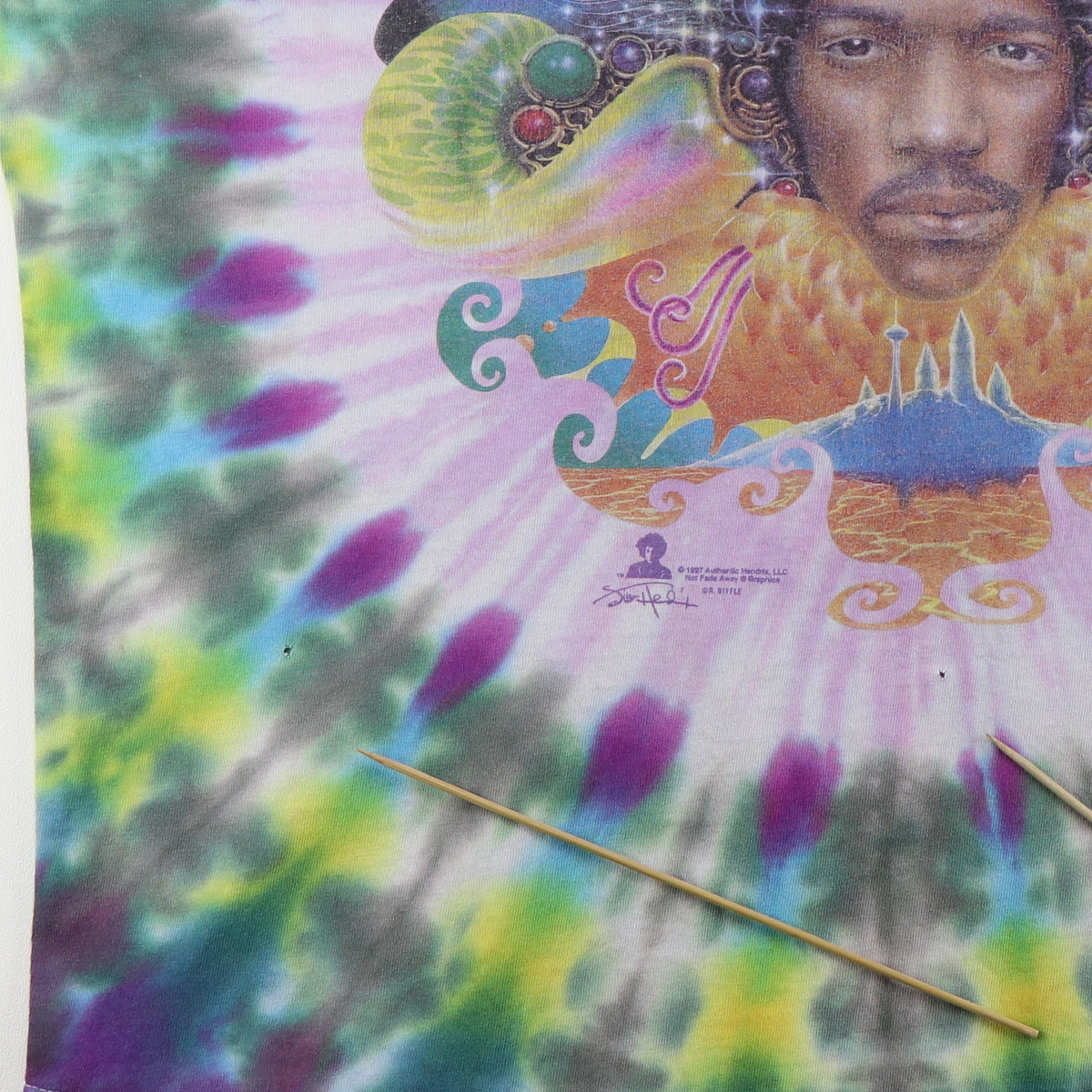 1997 Jimi Hendrix Tie Dye Shirt