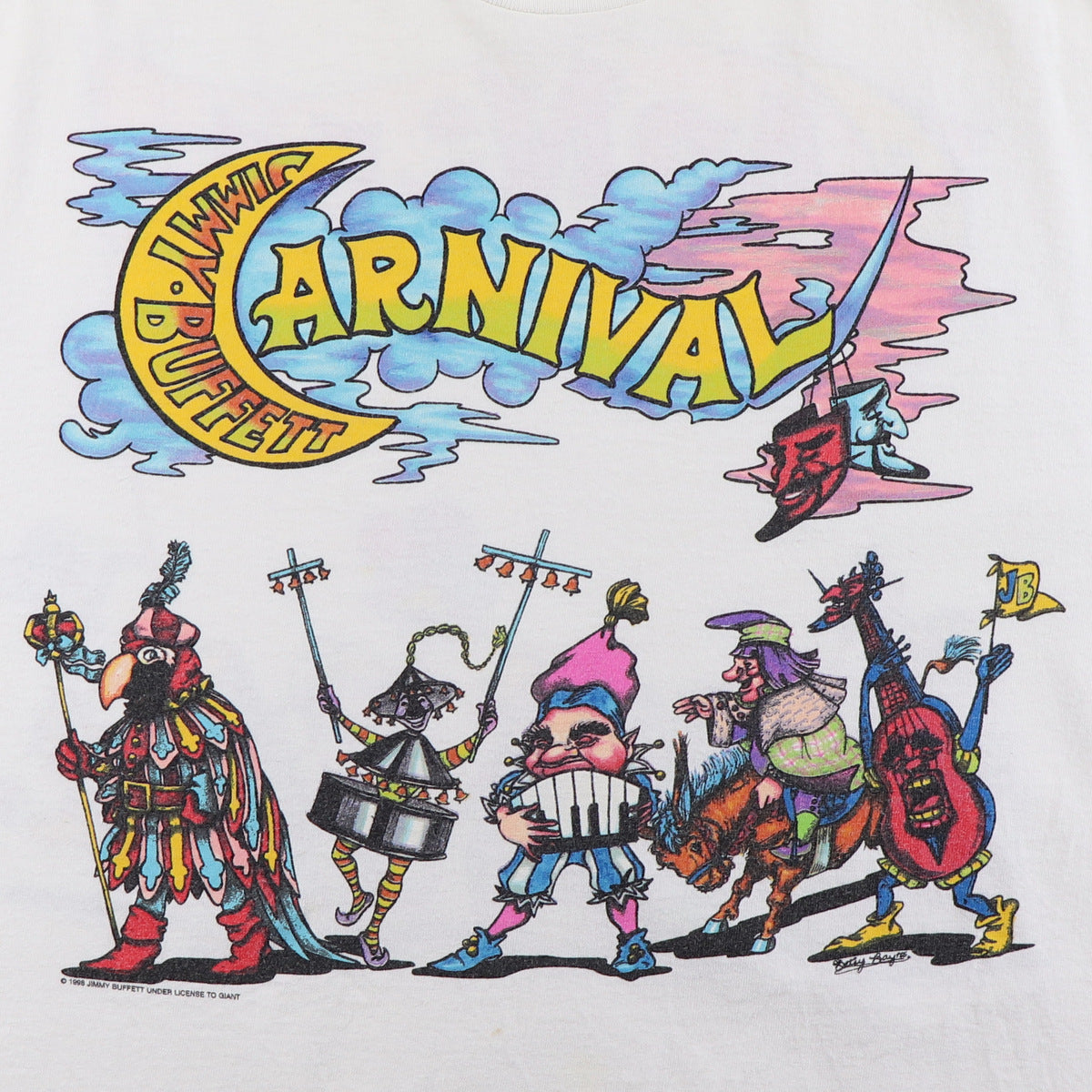 1998 Jimmy Buffett Carnival Tour Long Sleeve Shirt