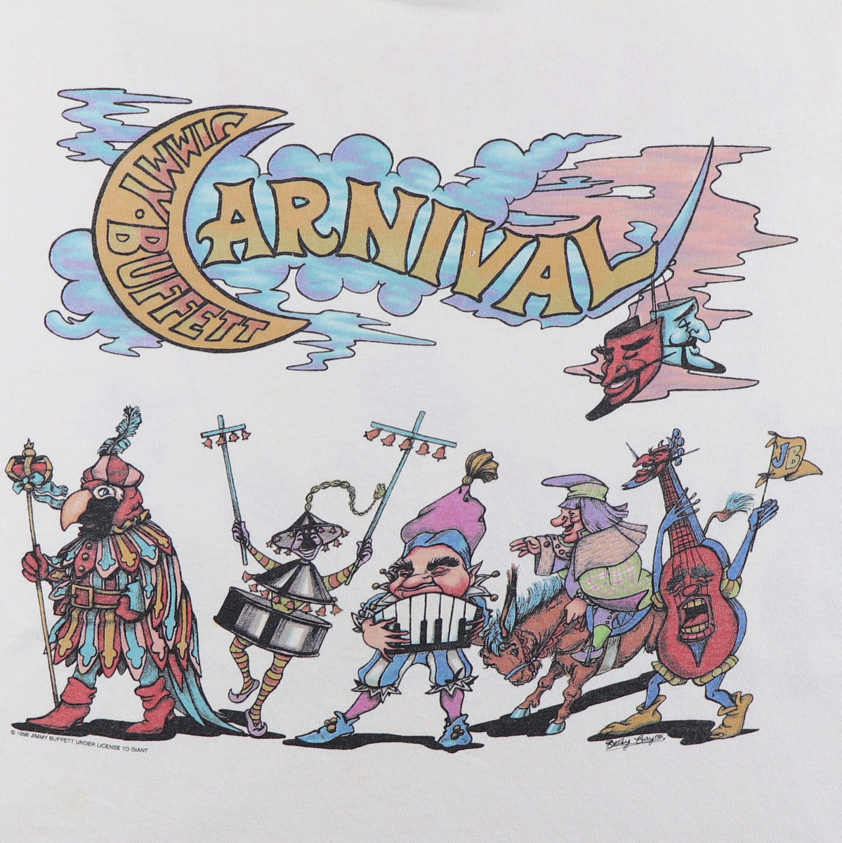 1998 Jimmy Buffett Carnival Tour Long Sleeve Shirt