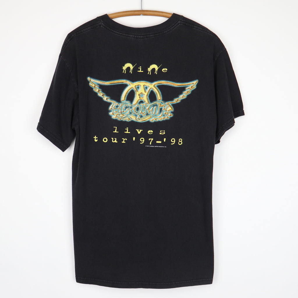 1997 Aerosmith Nine Lives Tour Shirt