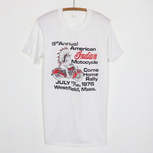 1976 Indian Motorcycles 5th Annual Come Home Rally Shirt