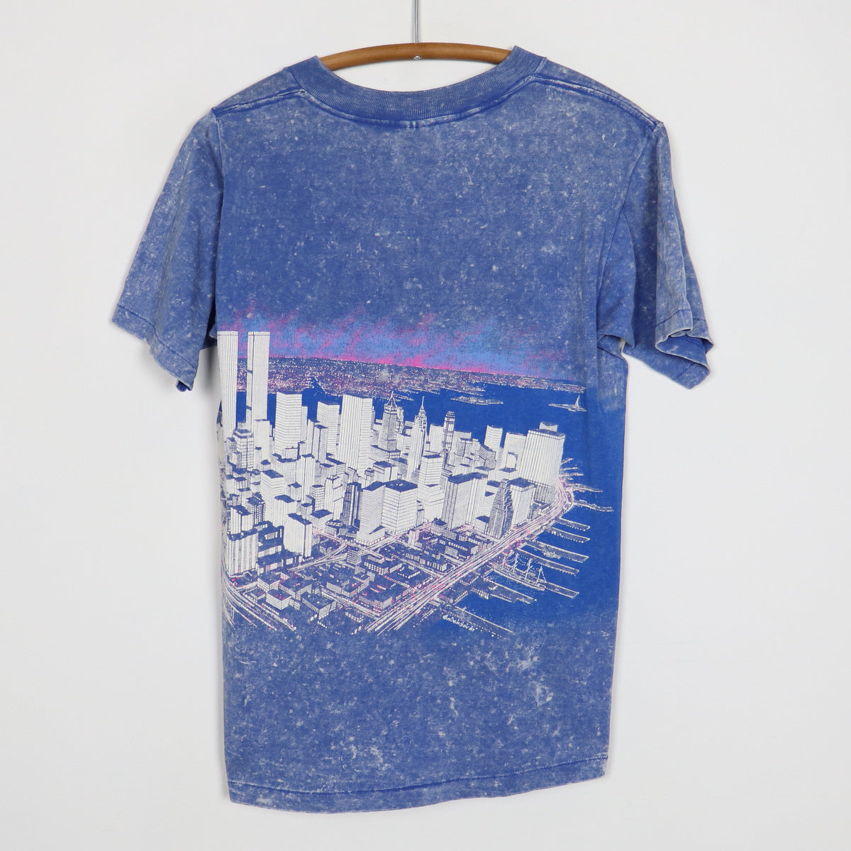 1990s New York City All Over Print Shirt