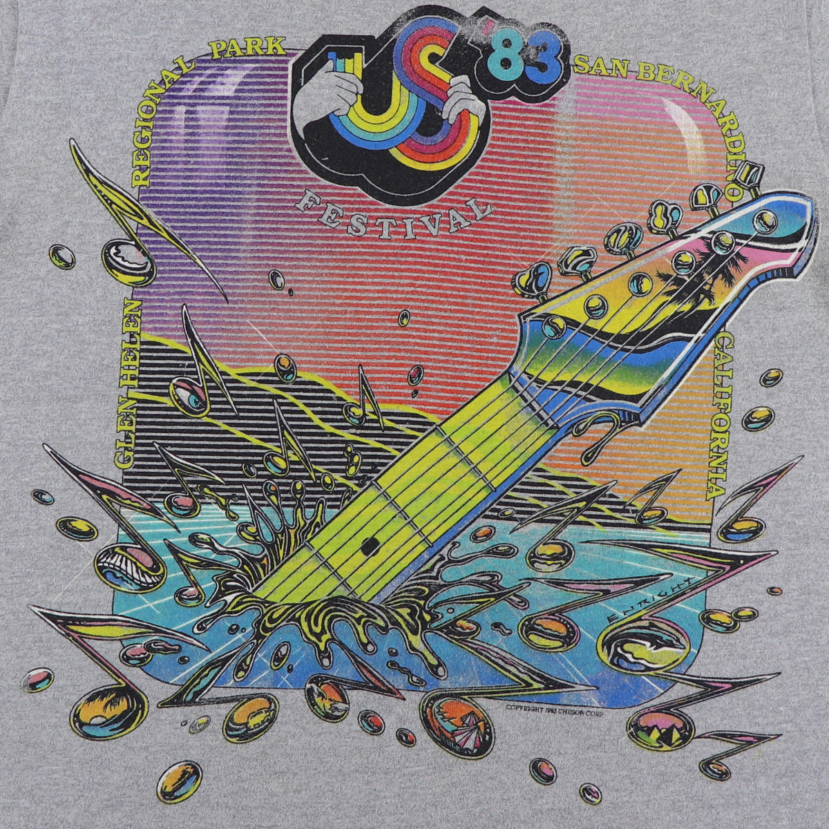 1983 Us Festival Concert Shirt